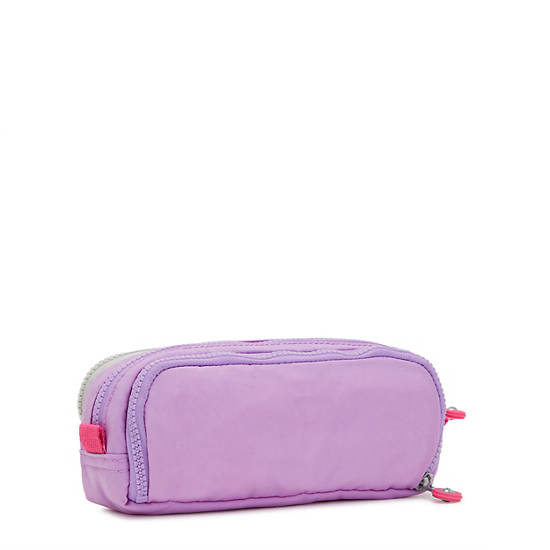 Kipling Gitroy Pencil Case Bags Purple Candy Block | CA 1905JP